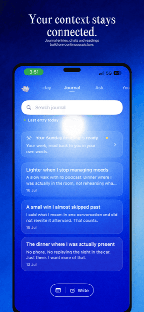 Natus keeping your entries, reading and questions connected in one context