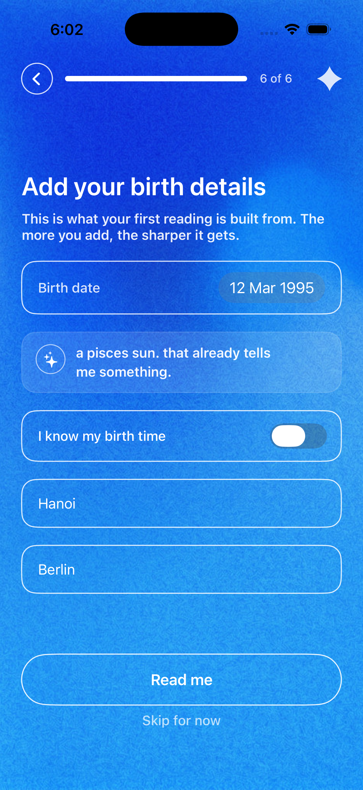 Start with your basic details