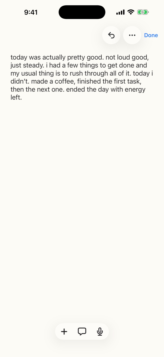 Writing an entry in Natus